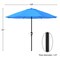 Nature Spring Nature Spring 9 Foot Patio Umbrella - Lake Blue 441675IUZ - alternate 3